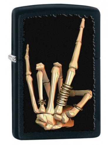 Bricheta Zippo Skeleton Hand 28438