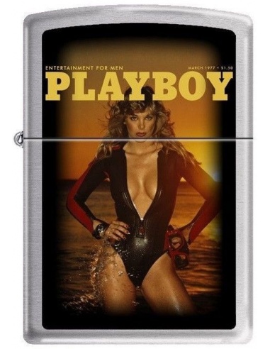 Bricheta Zippo Playboy Cover-March 1977 4758