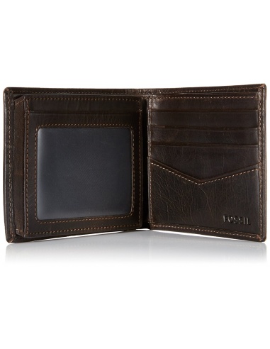 Portofel barbatesc negru Fossil Anderson ML3705001