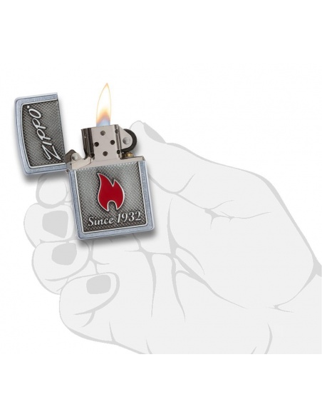 Bricheta Zippo 29650 Red Flame Since 1932