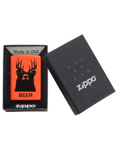 Bricheta Zippo 29343 Deer Beer Bear Neon
