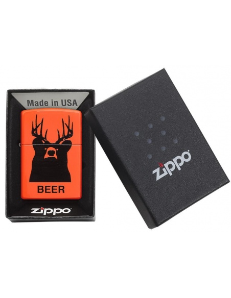 Bricheta Zippo 29343 Deer Beer Bear Neon
