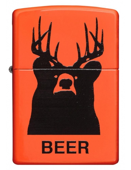 Bricheta Zippo 29343 Deer Beer Bear Neon