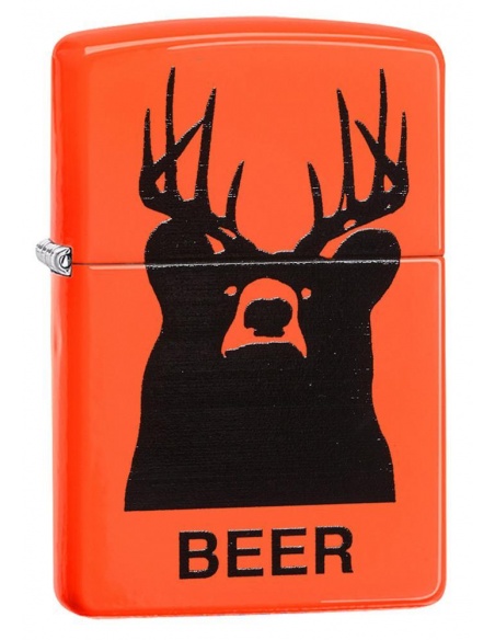 Bricheta Zippo 29343 Deer Beer Bear Neon