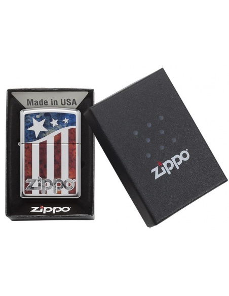 Bricheta Zippo 29095 American Flag Fusion