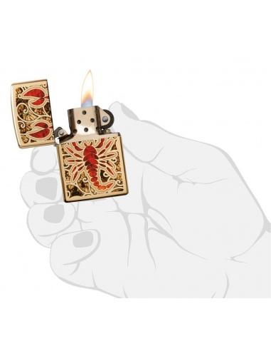 Bricheta Zippo 29096 Scorpion Shell