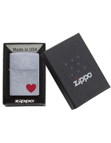 Bricheta Zippo 29060 Red Heart