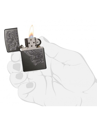Bricheta Zippo 29431 Iced Paisley Flower