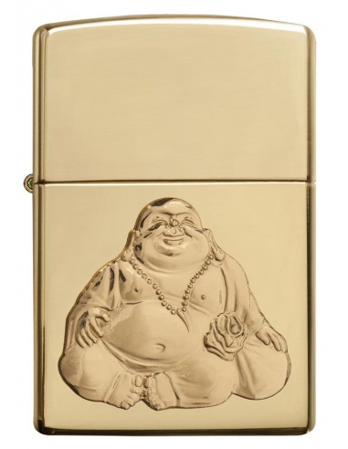 Bricheta Zippo 29626 Laughing Buddha Happy Emblem
