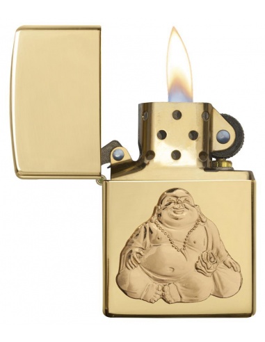 Bricheta Zippo 29626 Laughing Buddha Happy Emblem