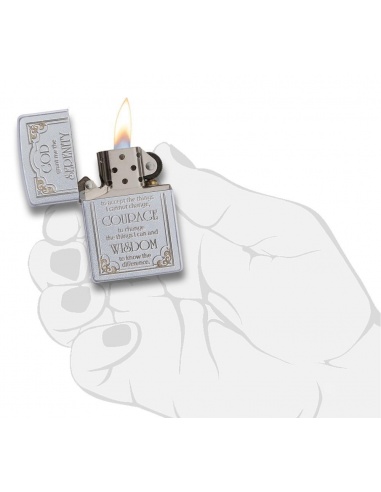 Bricheta Zippo 28458 Serenity Prayer
