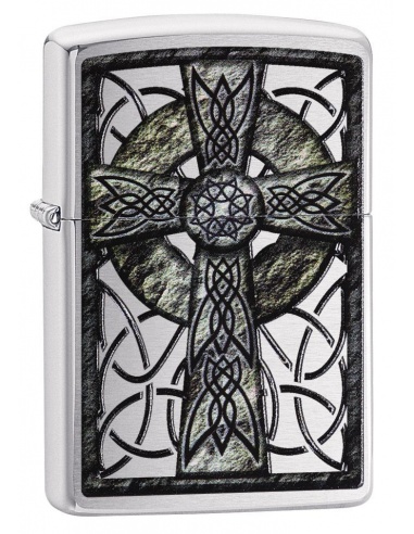 Bricheta Zippo 29622 Celtic Cross Design