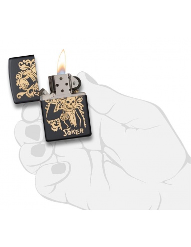 Bricheta Zippo 29632 Joker With Top Hat