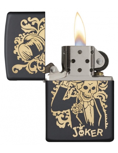 Bricheta Zippo 29632 Joker With Top Hat