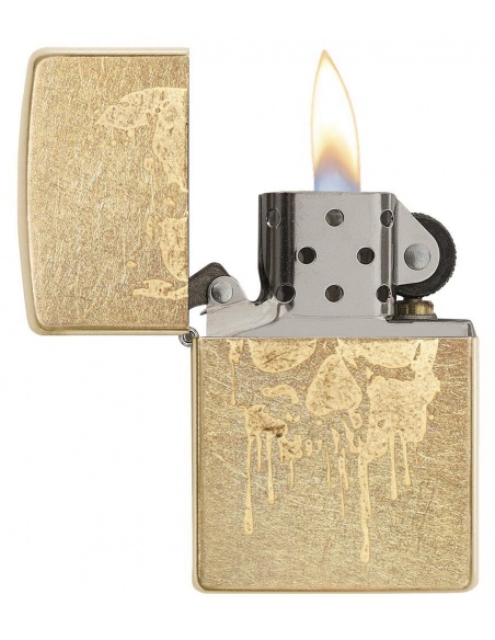 Bricheta Zippo 29401 Grunge Skull