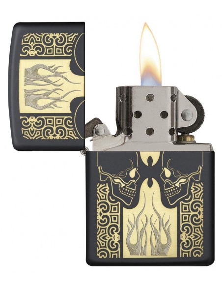 Bricheta Zippo 29404 Skulls-Face Off