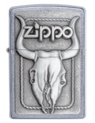 Bricheta Zippo 20286 Barrett-Smyth Bull Skull