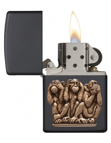 Bricheta Zippo 29409 Three Monkeys