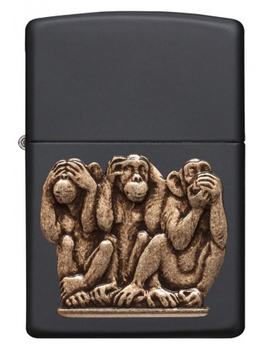 Bricheta Zippo 29409 Three Monkeys
