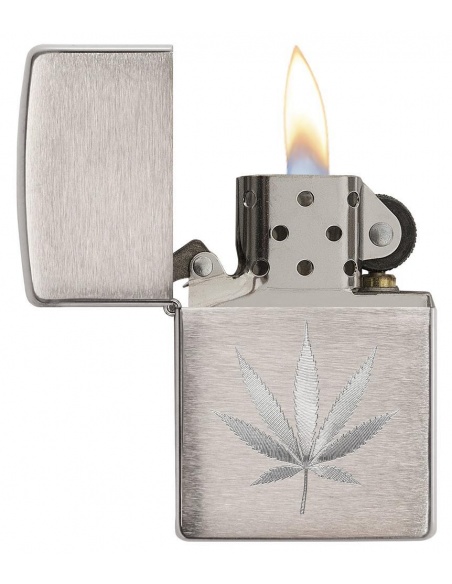 Bricheta Zippo 29587 Marijuana Weed Leaf