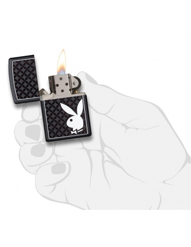 Bricheta Zippo 29578 Playboy Bunny Logo