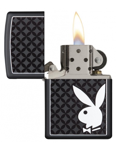 Bricheta Zippo 29578 Playboy Bunny Logo