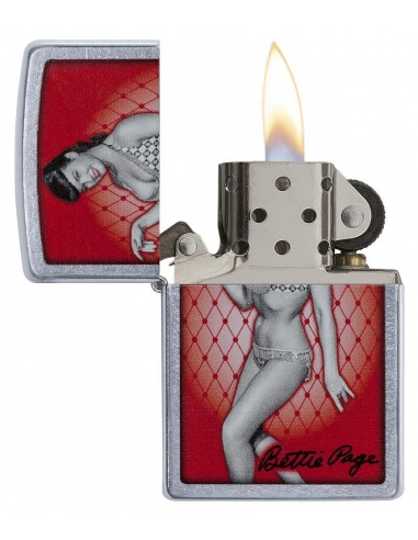 Bricheta Zippo 29441 Bettie Page Pinup Girl