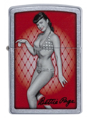 Bricheta Zippo 29441 Bettie Page Pinup Girl