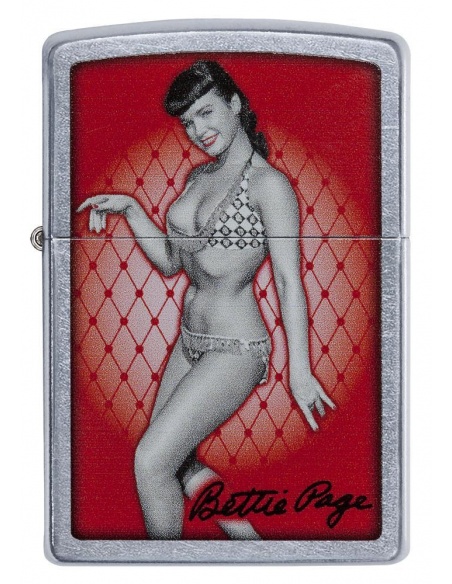 Bricheta Zippo 29441 Bettie Page Pinup Girl