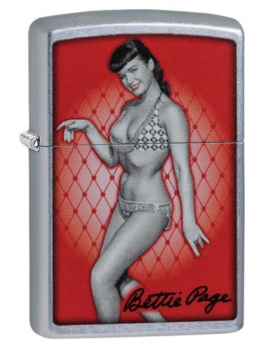 Bricheta Zippo 29441 Bettie Page Pinup Girl