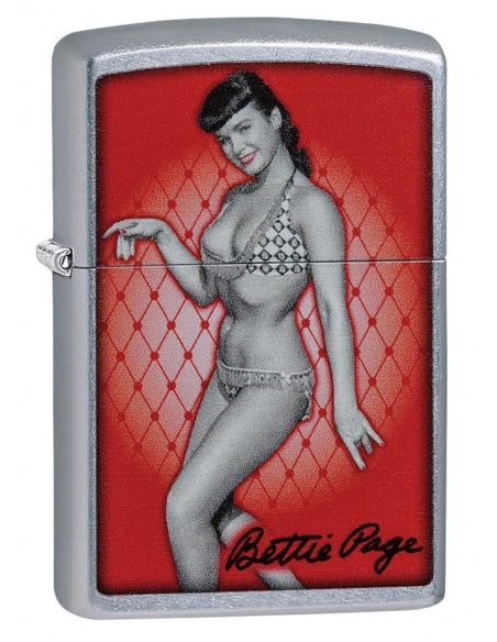 Bricheta Zippo 29441 Bettie Page Pinup Girl