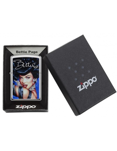 Bricheta Zippo 29584 Bettie Page Pinup Girl