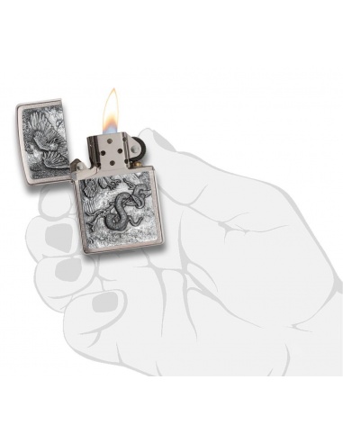 Bricheta Zippo 29637 Eagle vs. Snake