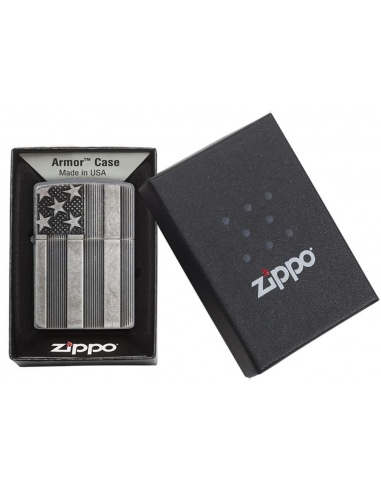 Bricheta Zippo 28974 Armor Deep Cut Flag