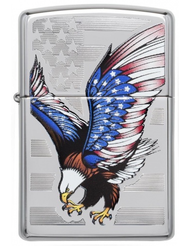 Bricheta Zippo 28449 American Eagle Flag