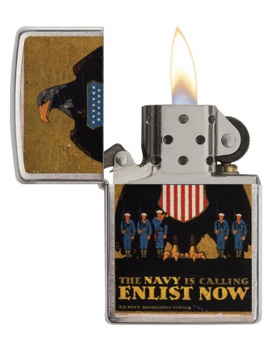 Bricheta Zippo 29597 US Navy Is Calling Enlist Now