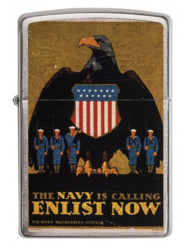 Bricheta Zippo 29597 US Navy Is Calling Enlist Now