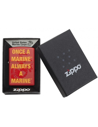 Bricheta Zippo 29387 Once a Marine Always a Marine