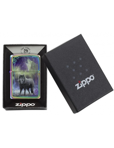 Bricheta Zippo 29348 Anne Stokes Wolf Spectrum