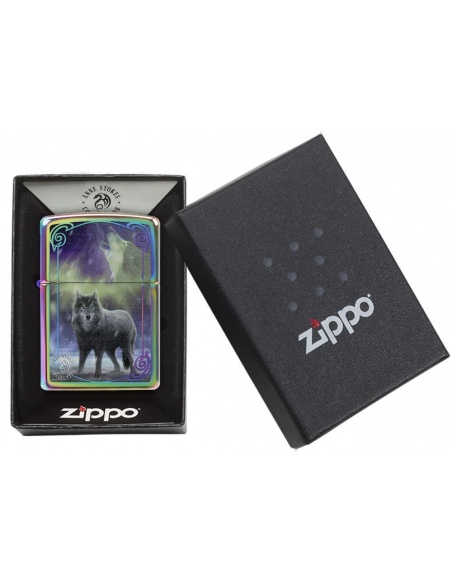 Bricheta Zippo 29348 Anne Stokes Wolf Spectrum