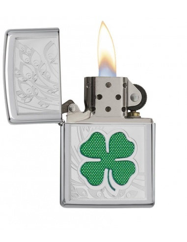 Bricheta Zippo 24699 4 Leaf Clover - Shamrock