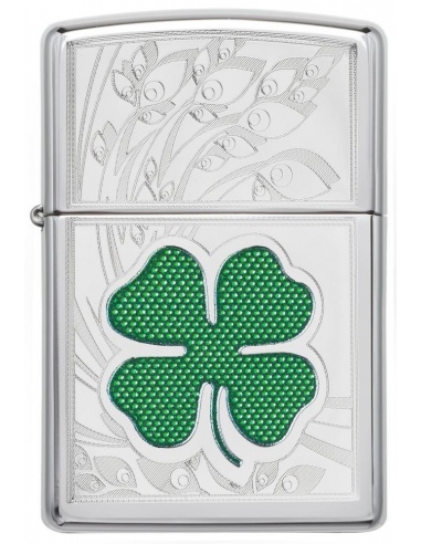 Bricheta Zippo 24699 4 Leaf Clover - Shamrock