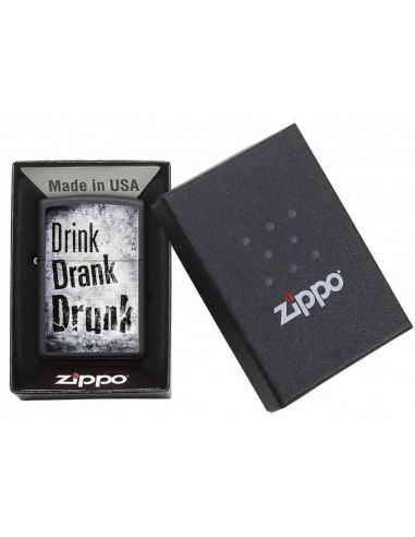 Bricheta Zippo 29618 Drink-Drank-Drunk