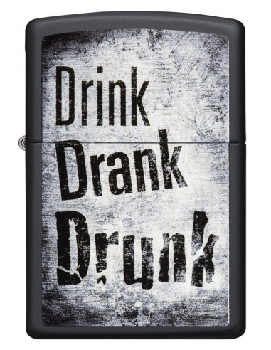 Bricheta Zippo 29618 Drink-Drank-Drunk