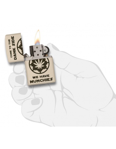 Bricheta Zippo 29590 Pot Leaf Come to the Dank Side Munchies