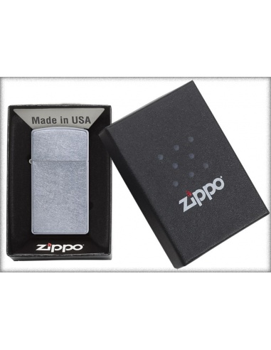 Bricheta Zippo 1607 Plain Slim Street Chrome 