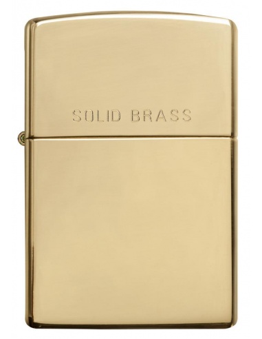 Bricheta Zippo 254 High Polish Solid Brass