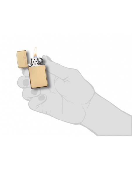 Bricheta Zippo 1654 Slim Solid Brass