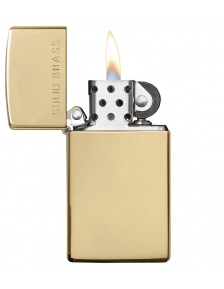 Bricheta Zippo 1654 Slim Solid Brass