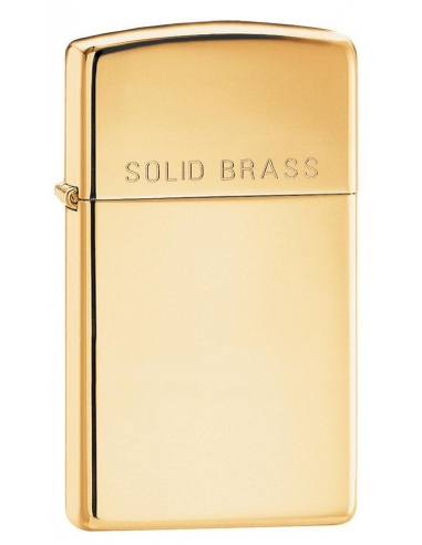 Bricheta Zippo 1654 Slim Solid Brass